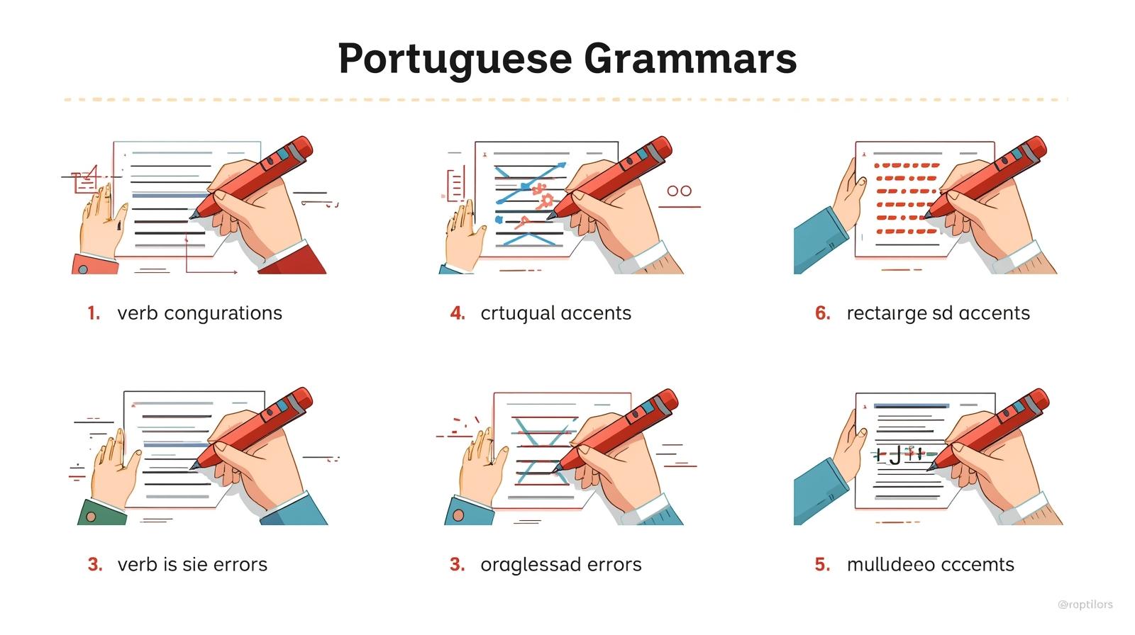 Erros de português que somente a revisão de texto vai corrigir